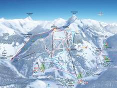 Plan des pistes Abriès