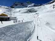 Zone pour débutants à la station intermédiaire