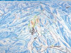 Plan des pistes Cardrona