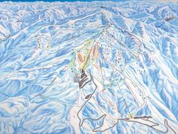 Plan des pistes Cardrona