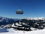 Seebliga Bahn - 8 places | Télésiège rapide (débrayable) avec capots de protection et sièges chauffants