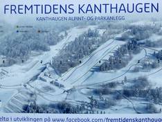 Plan des pistes Olympiaparken – Lillehammer