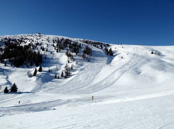 Vue sur les pistes du Monte Agaro