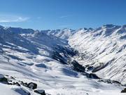 Vue sur le domaine skiable de Gurgl