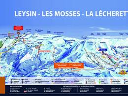 Plan des pistes Leysin