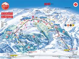 Plan des pistes Pizol – Bad Ragaz/Wangs