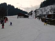 Vue sur la piste principale