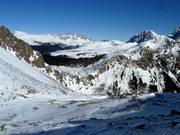 Vue depuis le Punta Ces vers le col du Rolle