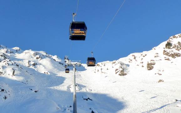 Zell-Gerlos: meilleures remontées mécaniques – Remontées mécaniques  Zillertal Arena – Zell am Ziller/Gerlos/Königsleiten/Hochkrimml