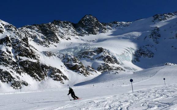 Fiabilité de l'enneigement Kaunertal (vallée de Kauns) – Fiabilité de l'enneigement Kaunertaler Gletscher (Glacier de Kaunertal)