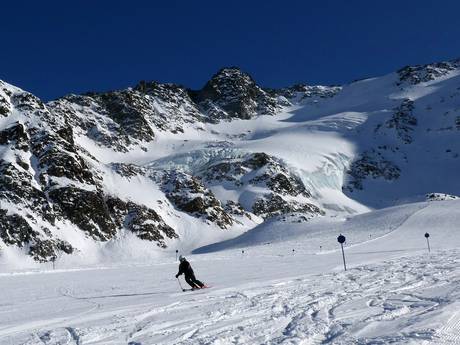 Fiabilité de l'enneigement Tiroler Oberland – Fiabilité de l'enneigement Kaunertaler Gletscher (Glacier de Kaunertal)