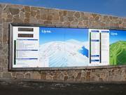 Panneau d'information dans la vallée