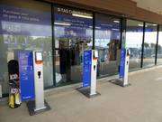 Stations de retrait de forfaits de ski bien entretenues