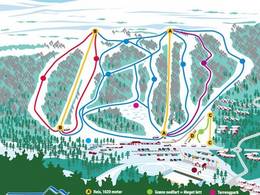 Plan des pistes Hummelfjell