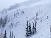 Des descentes raides au télésiège Milly Express