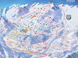 Plan des pistes Kappl