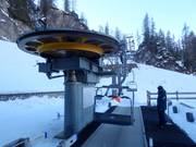 Le personnel est toujours présent à l’embarquement.