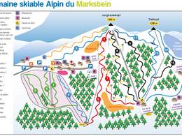 Plan des pistes Le Markstein