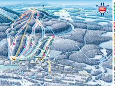 Plan des pistes Hassela