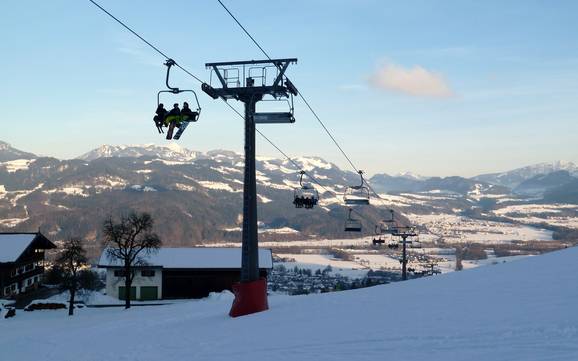 Skier près de Oberaudorf