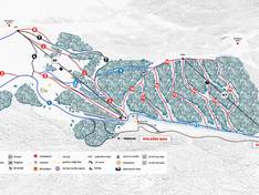 Plan des pistes Kolašin 1450/Kolašin 1600