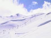 Vue sur les pistes au Andes-Express