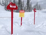 Passage entre les domaines skiables de Solitude et Brighton