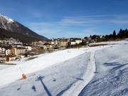 Vue sur la station d'Andalo