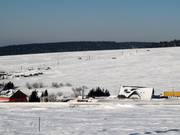 Vue sur le domaine skiable Novako