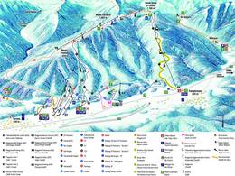 Plan des pistes Tarvisio – Monte Lussari