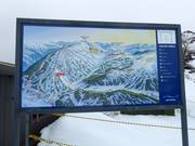 Plan des pistes à Guthega