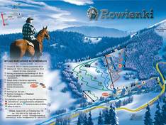 Plan des pistes Rówienki – Jawornik (Wisła)