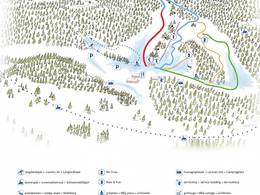 Plan des pistes Kanisbacken – Älvsbyn