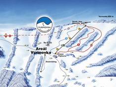Plan des pistes Vurmovka