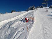 Canon à neige dans le domaine skiable de Laterns