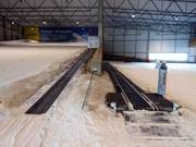 Les deux tapis roulants dans la zone débutants