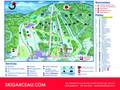 Plan des pistes Garceau – Saint-Donat