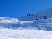 Piste noire au télésiège Valfin Monte Neve