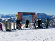 Panneau d'information sur la Steinplatte