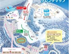 Plan des pistes Fujimi Kogen