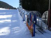 Bunny Express 3 - Tapis roulant/Moving Carpet recouvert d’une galerie