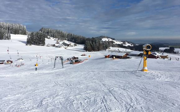Meilleur domaine skiable dans l' Allgäuer Seenland (pays des lacs de l'Allgäu) – Évaluation Schwärzenlifte – Eschach