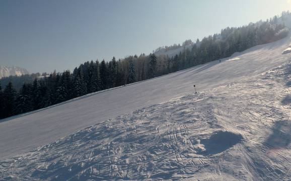 Domaines skiables pour skieurs confirmés et freeriders Massifs de Lofer et de Leogang – Skieurs confirmés, freeriders Buchensteinwand (Pillersee) – St. Ulrich am Pillersee/St. Jakob in Haus/Hochfilzen