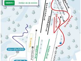 Plan des pistes Fujino Healthland Kokusai