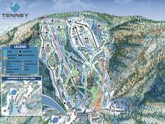 Plan des pistes Tenney Mountain