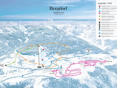 Plan des pistes Embach – Hörndl