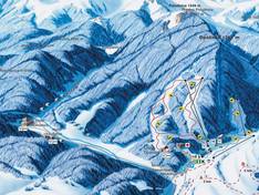 Plan des pistes Opalisko – Závažná Poruba
