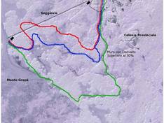 Plan des pistes Caldirola – Monte Gropà