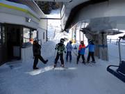 Le personnel sympathique est toujours présent aux remontées mécaniques.