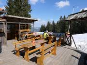 Chalet de montagne à la station supérieure